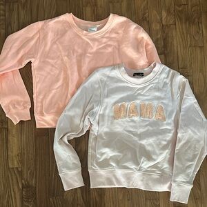 Mama Graphic Sweatshirt Set